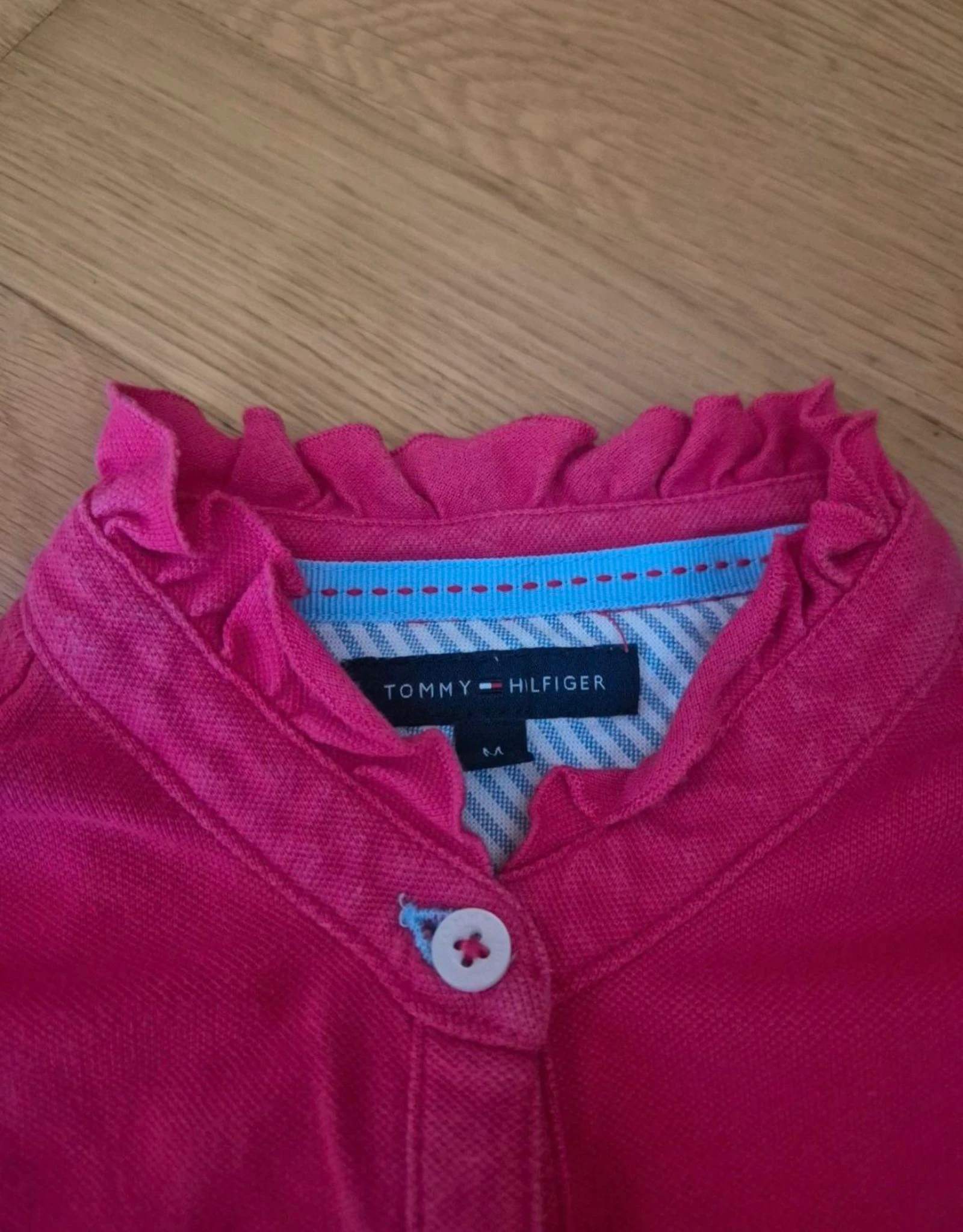 Polo rosa/ fucsia Tommy Hilfiger.  Talla M – photo 10